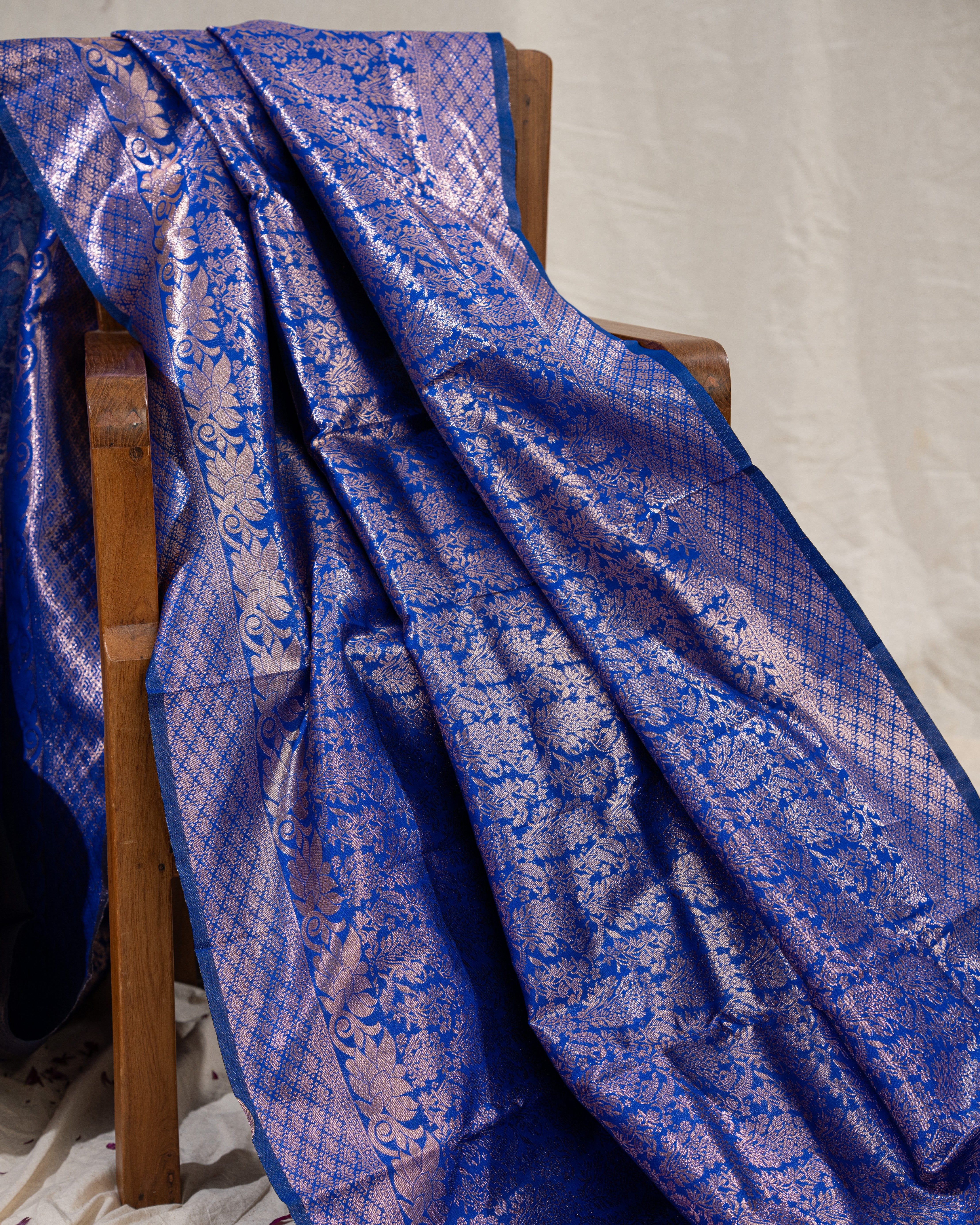 Premium brocket silk Saree –  Design in Elegant Solid Shades