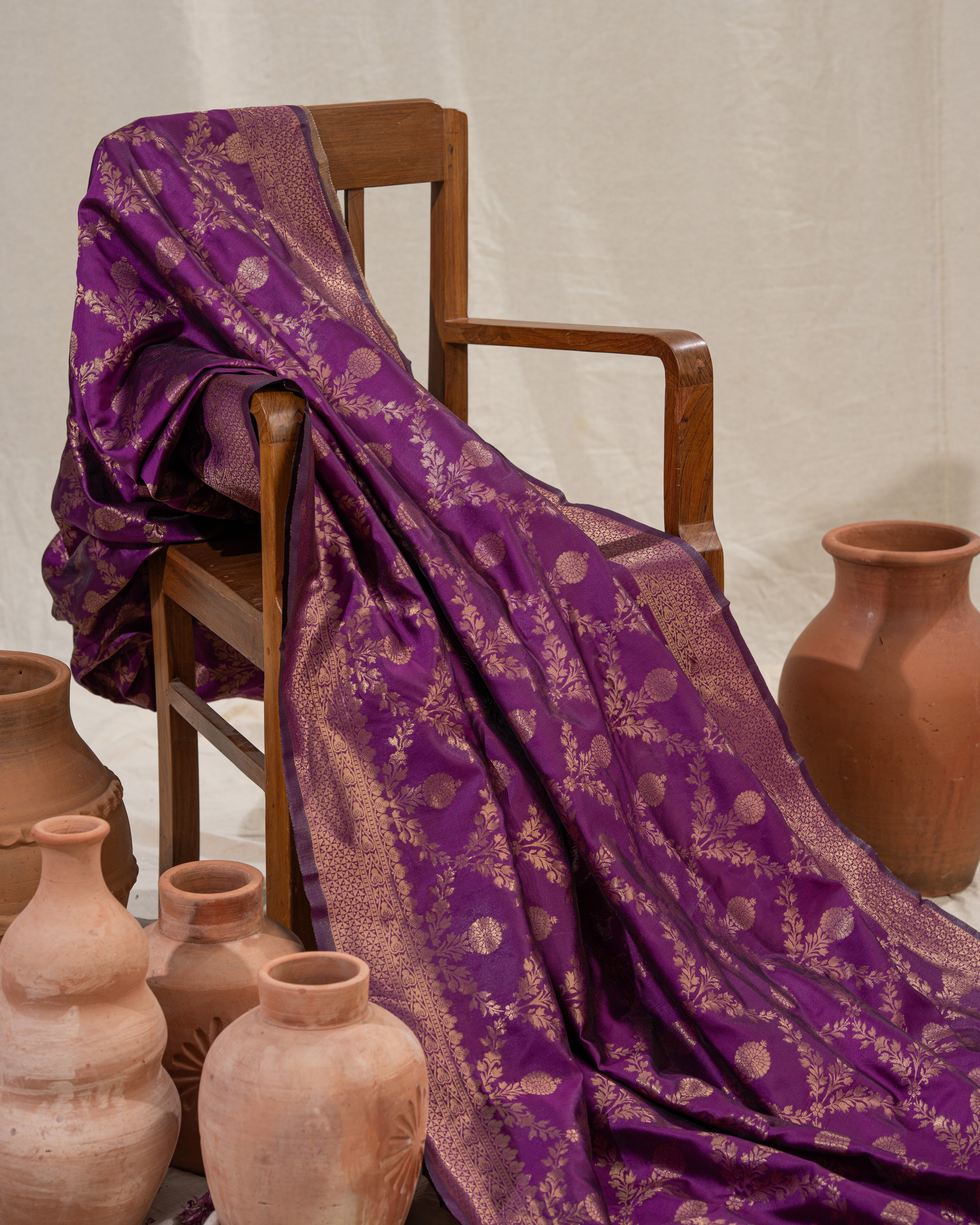 Semi-Soft Mysore Silk Sarees with Traditional Border – Beautiful Solid Colors