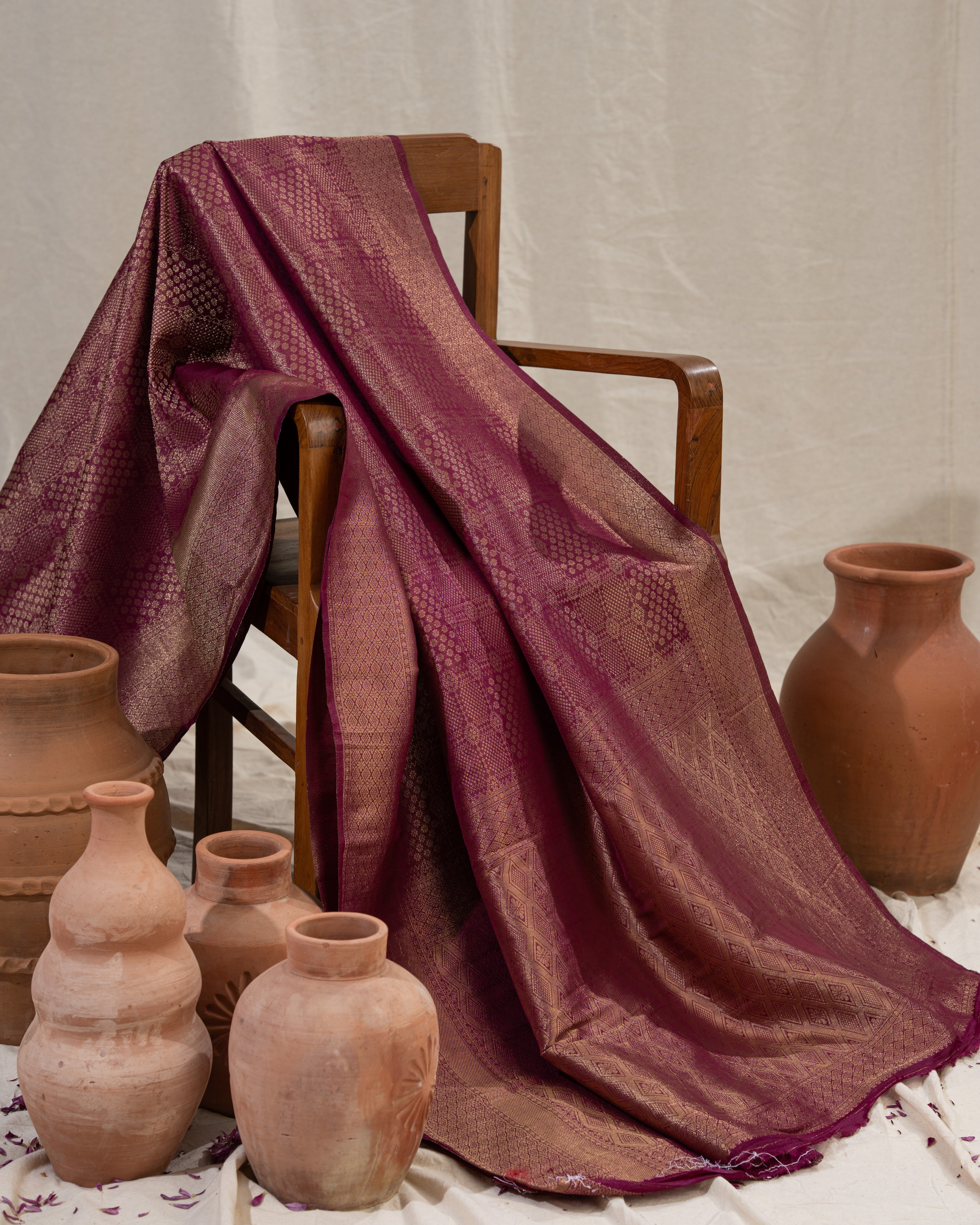 Latest Brocket Silk Sarees for Women