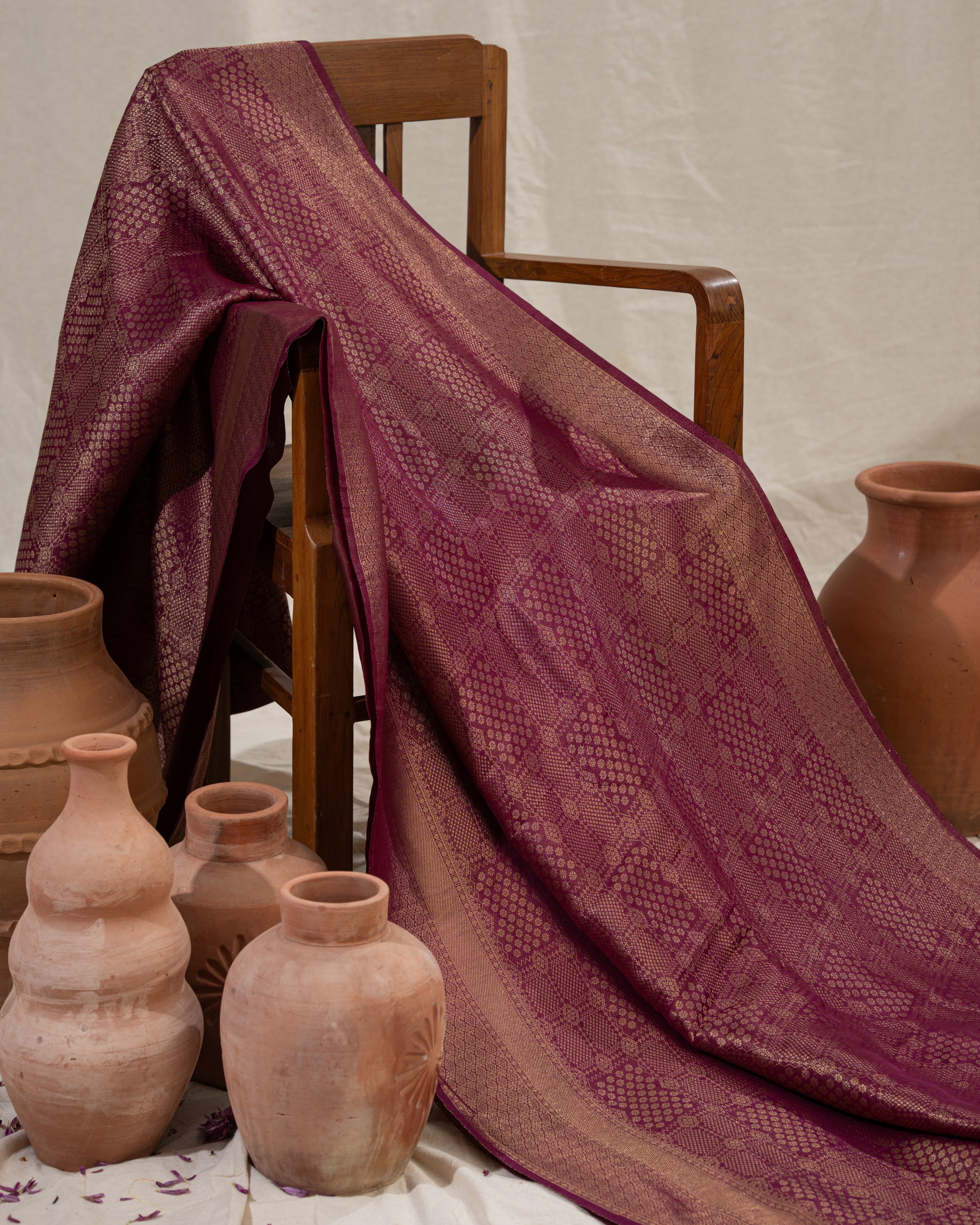 Latest Brocket Silk Sarees for Women