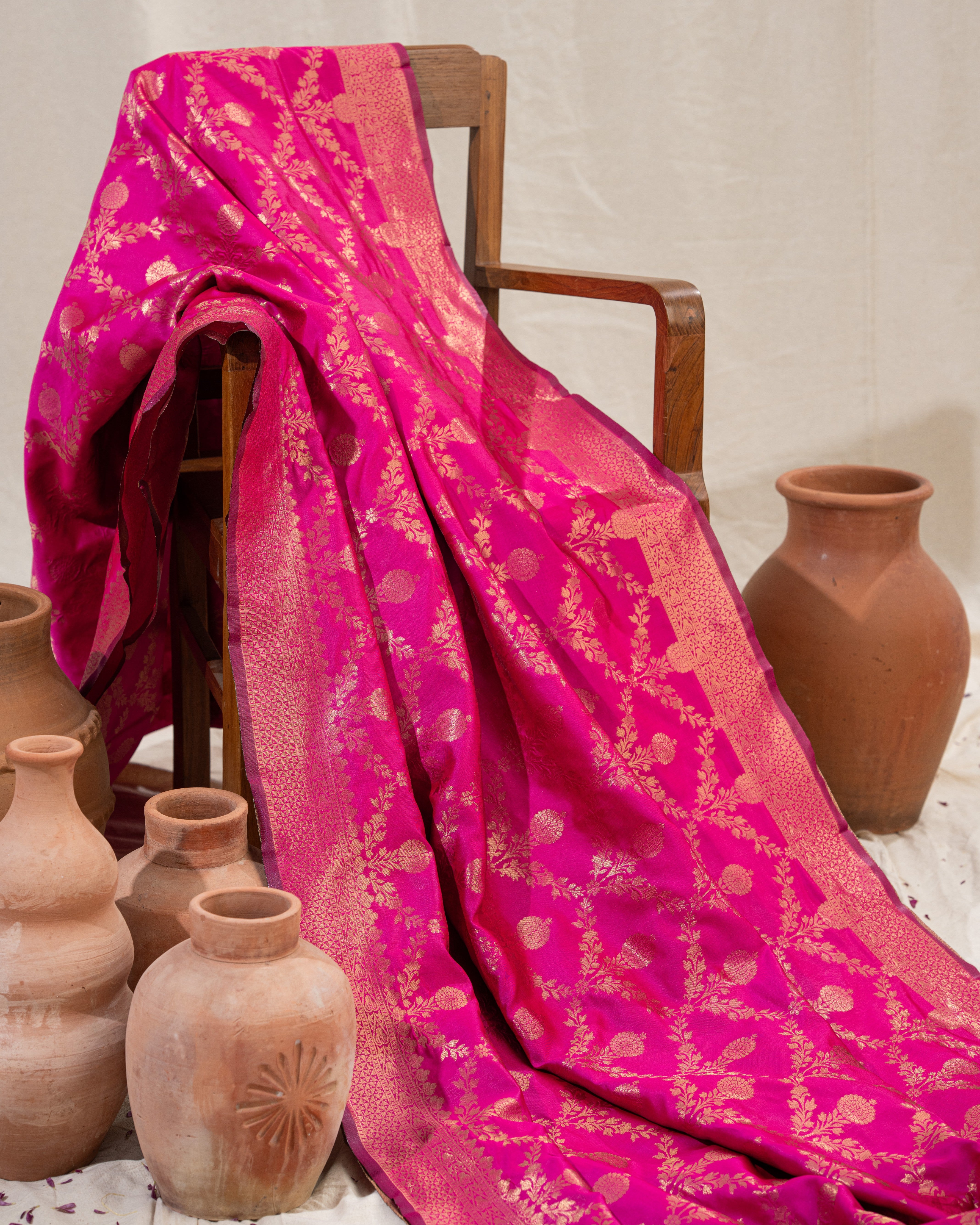 Elegant Plain Silk Sarees for Weddings & Festivals