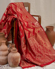 Pure Soft Silk with Contrast Borders