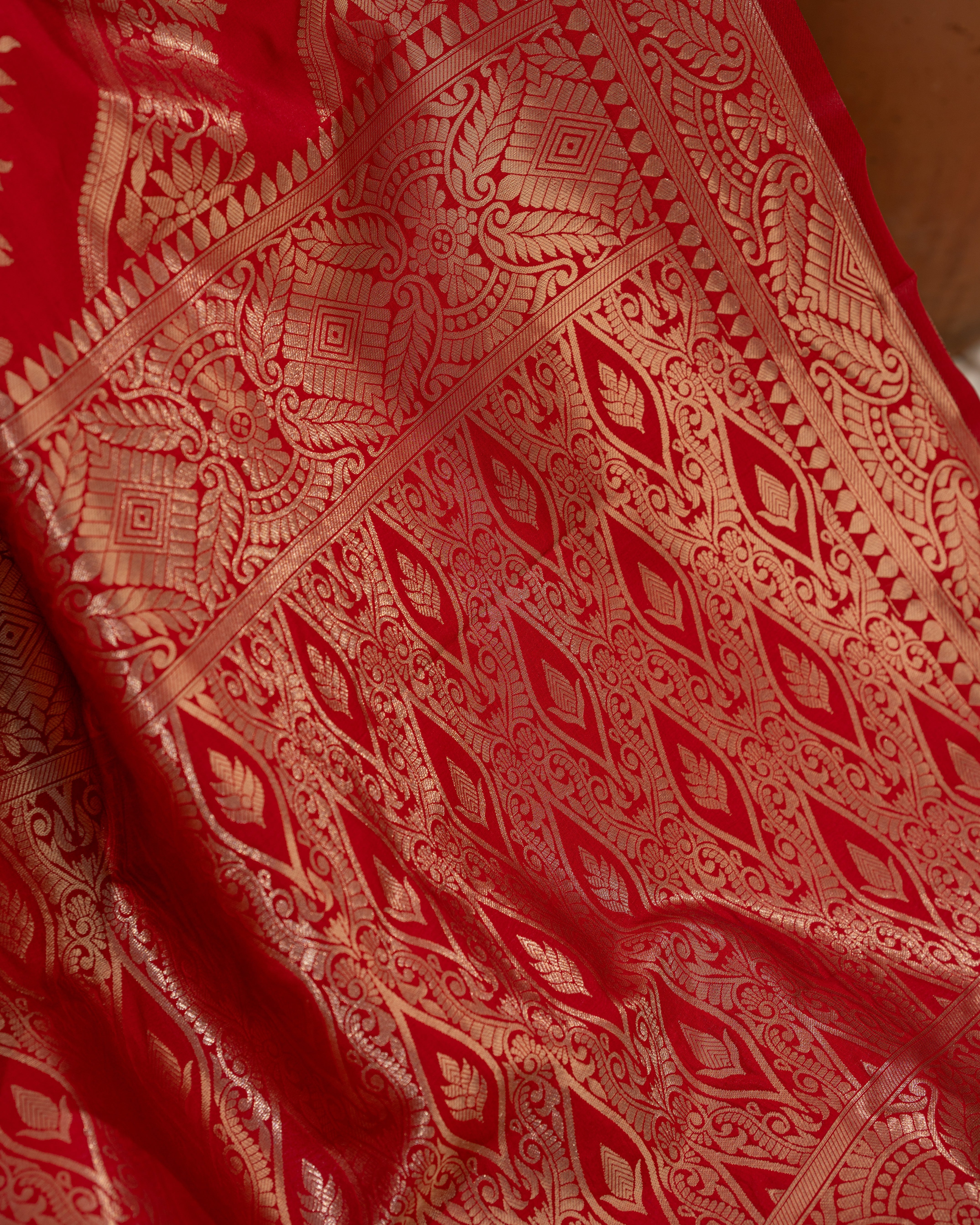 Pure Soft Silk with Contrast Borders