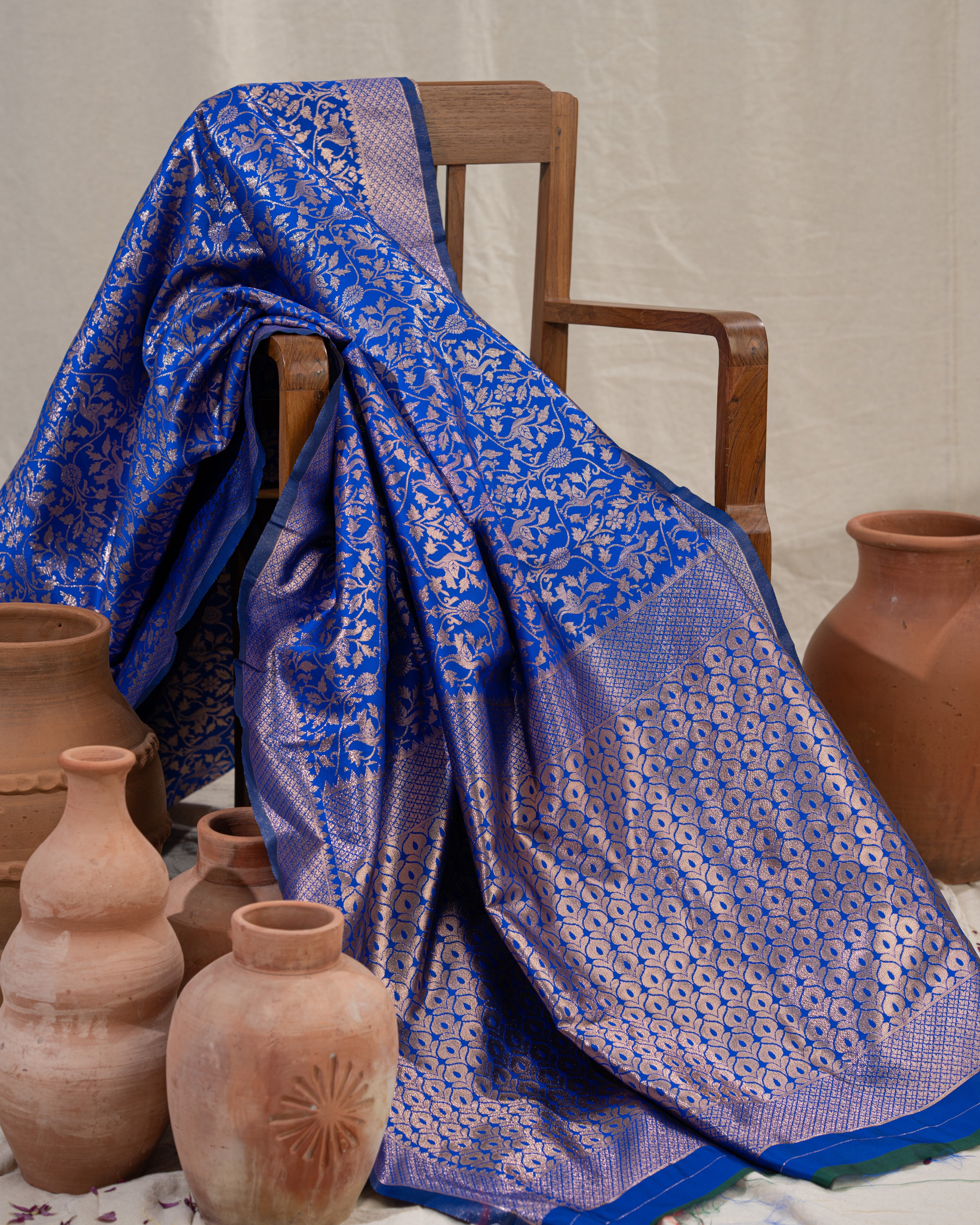 Premium Brocket Silk Sarees Online