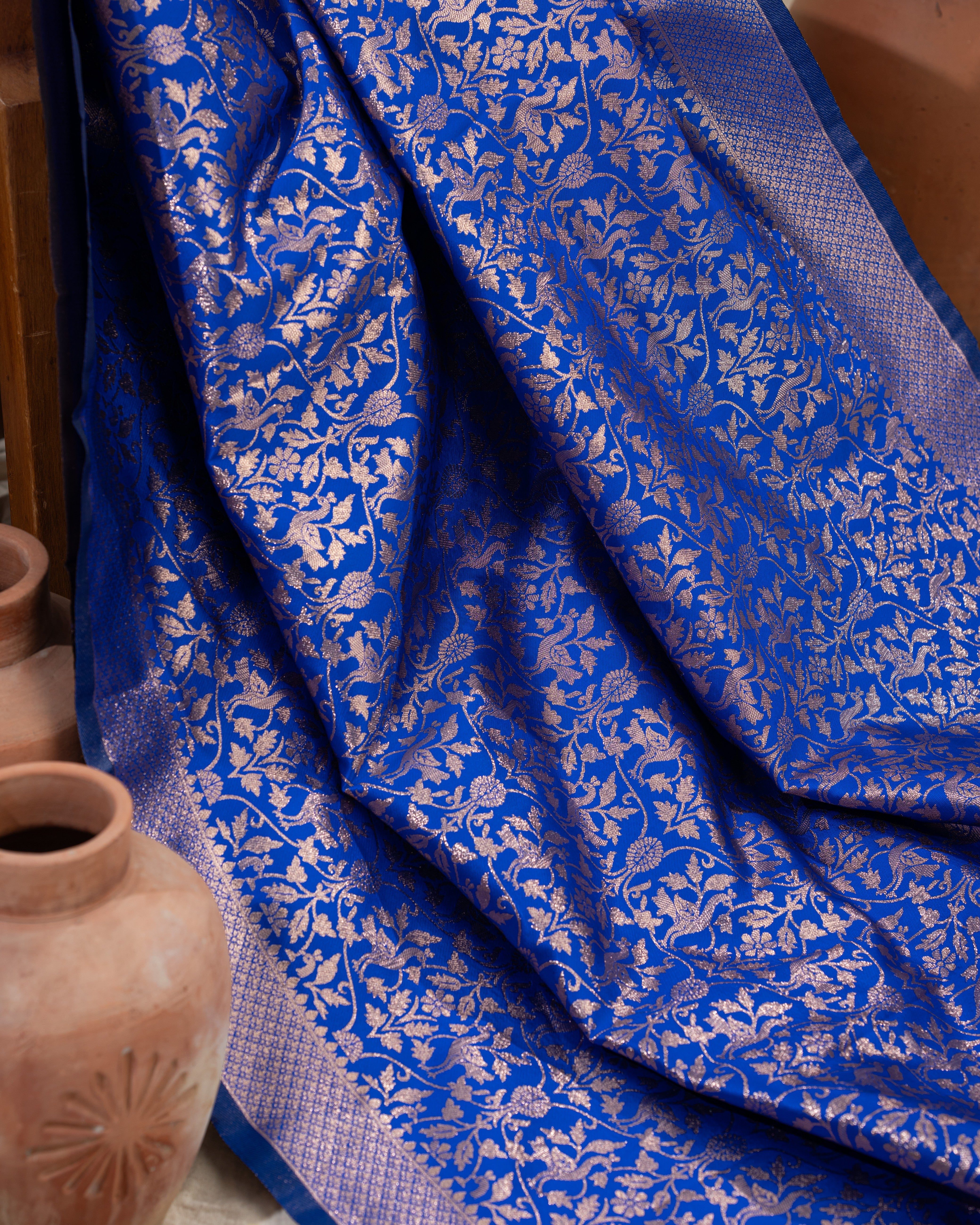 Premium Brocket Silk Sarees Online