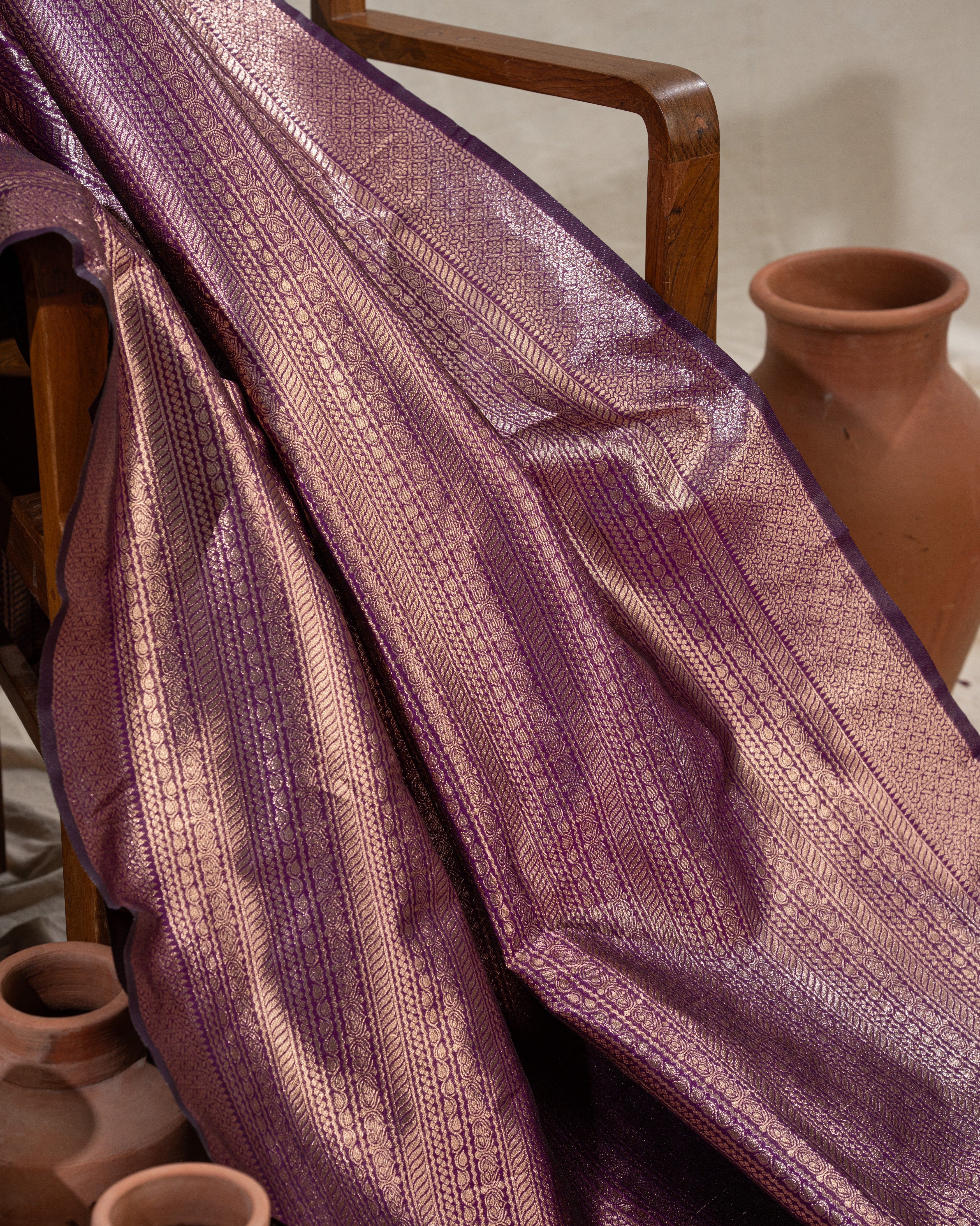 Elegant Solid Color Soft Silk Sarees with Rich Brocade Borders