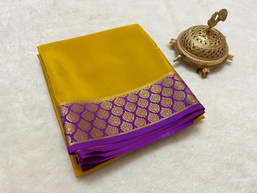 Opulence in Threads: Mysore Silk with Luxe Edges