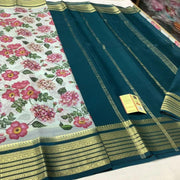 Mysore Printed Crepe Silk Sarees for Traditional Occasions