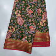 Kalamkari Print Meets Mysore Crepe in Luxe Style