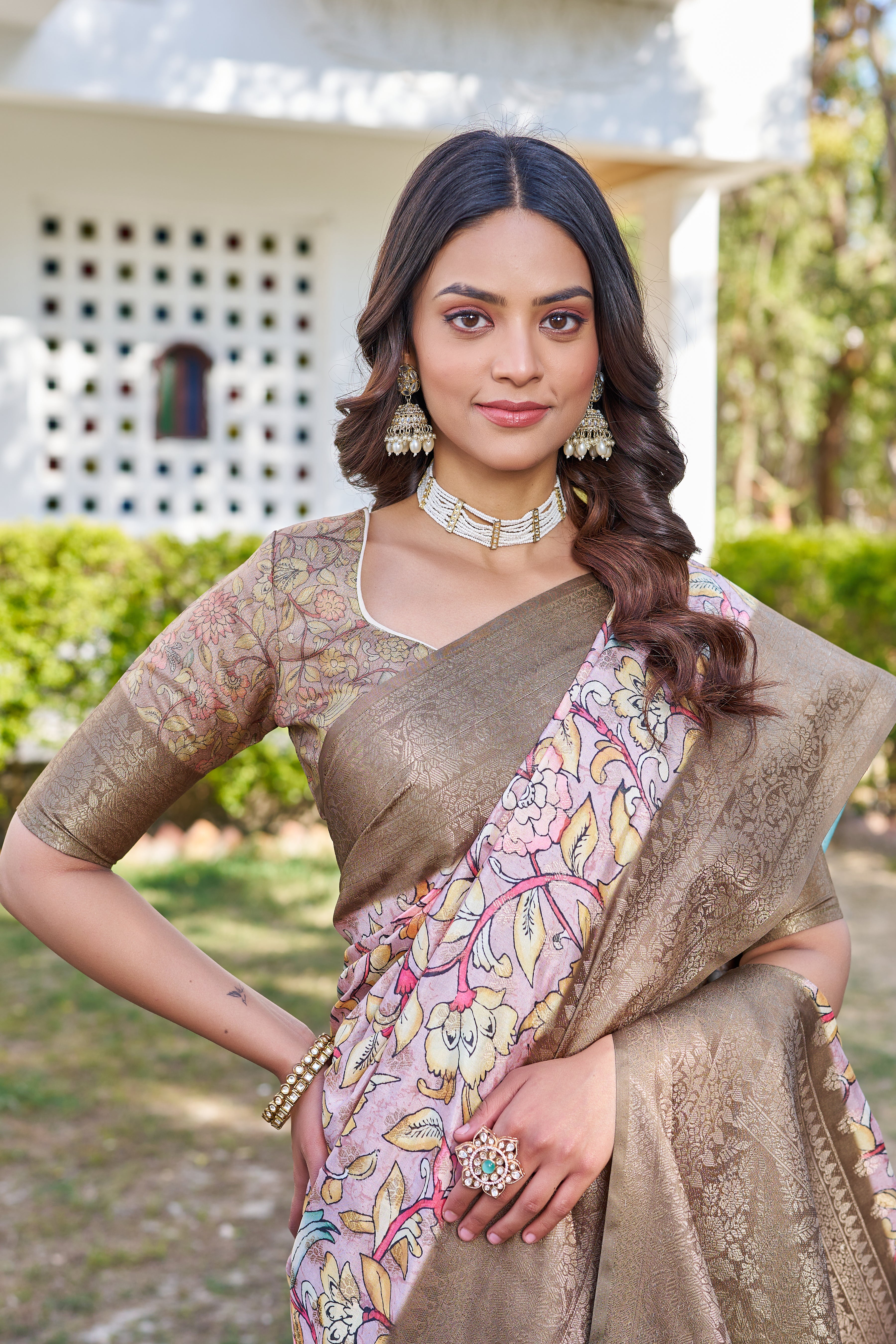 Vivid Digital Artistry on Lightweight Chiffon