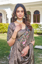 Contemporary Charm in Digitally Printed Crepe Silk