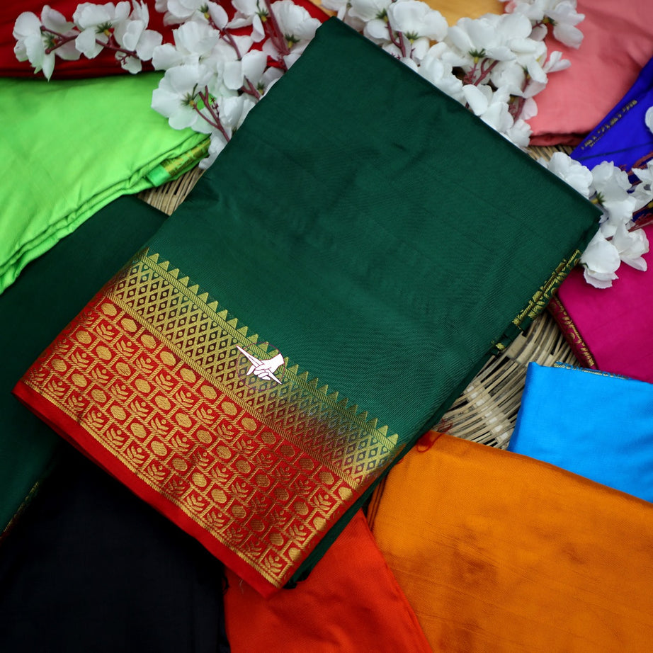 Exclusive Mysore Crepe Soft  Silk Sarees