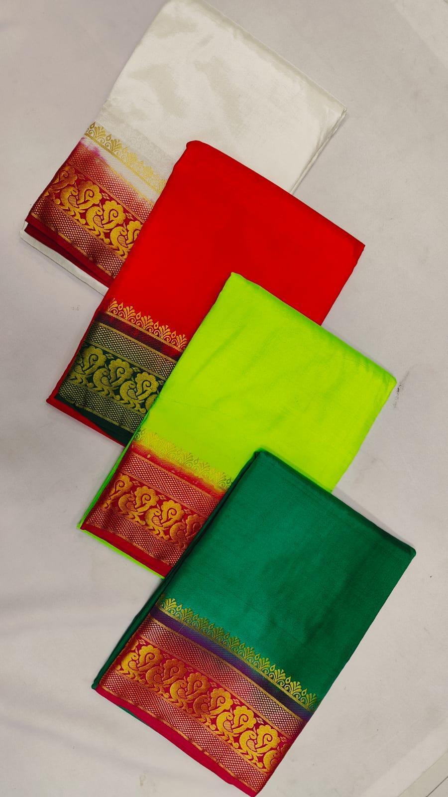Exclusive Mysore Crepe Soft  Silk Sarees