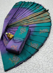 Kubera Fine quality Salem Elampilai soft silk Material