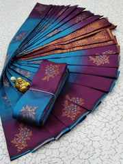 Kubera Fine quality Salem Elampilai soft silk Material