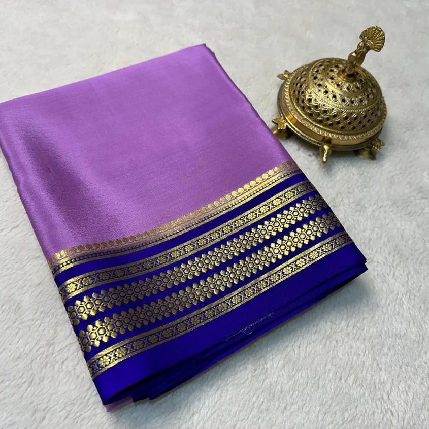 Exclusive Mysore Crepe Soft  Silk Sarees