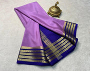 Ethereal Glow: Pure Silk Saree with Luxe Borders