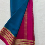 Sunrise to Sunset: Mysore Silk in Dual-Tone Elegance