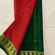 Modern Classic: Mysore Silk with Chic Contrast Borders