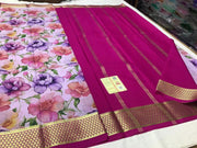 Charming Mysore Printed Crepe Silk Sarees