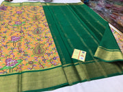 Mysore Printed Floral Silk Sarees for Elegant Look