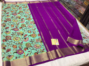 Luxurious Mysore Printed Crepe Silk Sarees