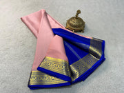 Vibrant Luxury: Pure Mysore Silk Saree with Striking Zari Artistry