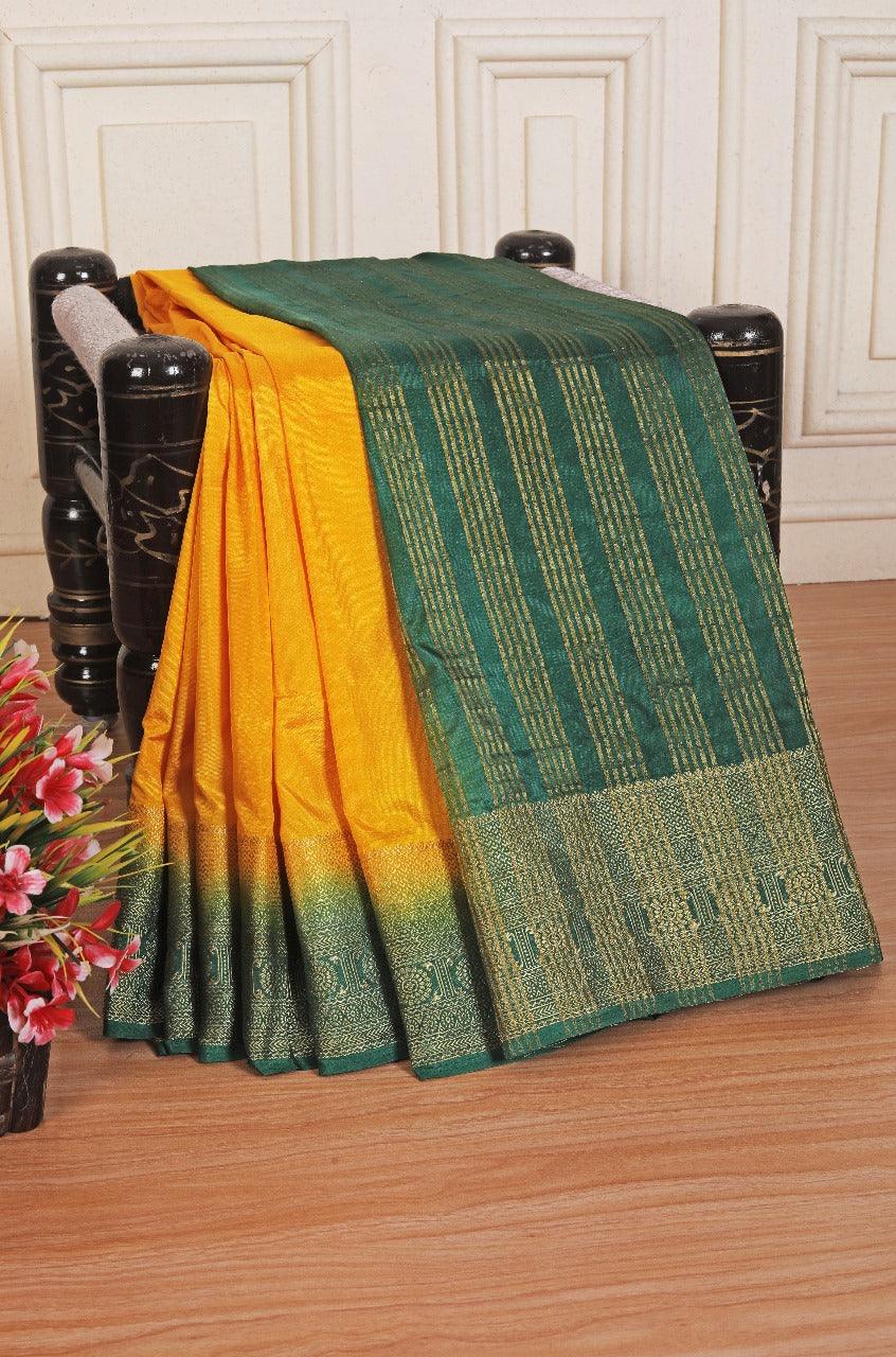 Pure Mysore Silk Sarees: Where Tradition Meets Luxury in Yellow