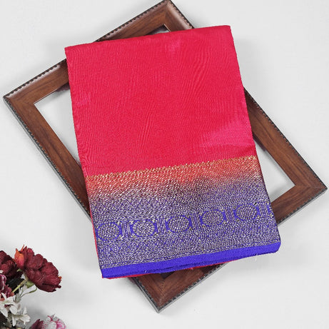 Pure Mysore Silk Sarees: Where Tradition Meets Luxury in Rani pink