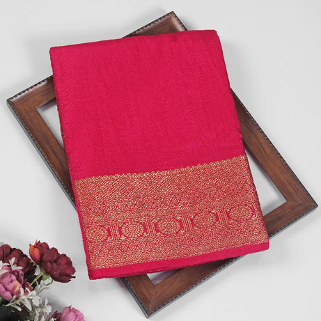 Pure Mysore Silk Sarees: Where Tradition Meets Luxury in Magenta