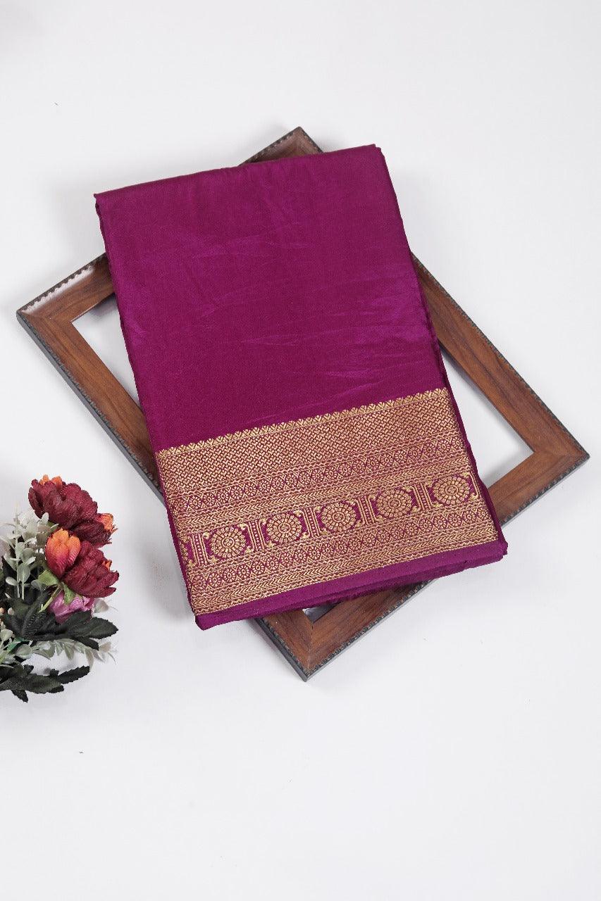 Pure Mysore Silk Sarees: Where Tradition Meets Luxury in Purple