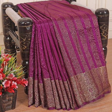 Pure Mysore Silk Sarees: Where Tradition Meets Luxury in Purple