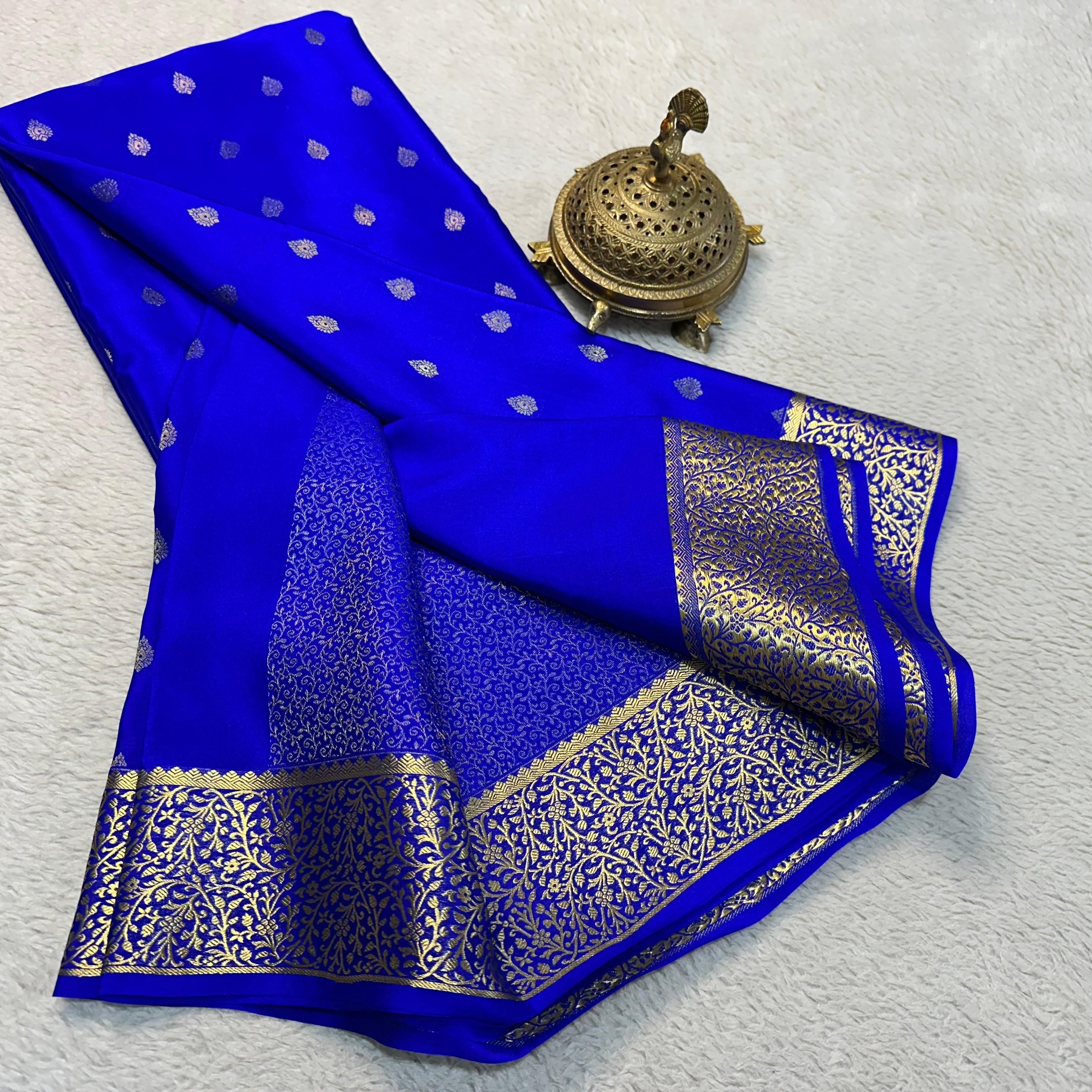 Exclusive Mysore Crepe Silk Saree