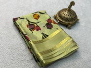 Celebrate Tradition: Exquisite Floral Silk Sarees with Patta Pallu