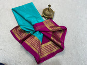 Enchanting Aura: Kota Silk Saree with Delicate Handwoven Patterns