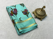 Floral Print Mysore Silk Sarees - Elegant Designs for Every Occasion