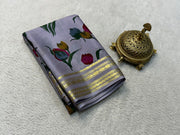 Floral Print Mysore Silk Sarees - Perfect for Weddings