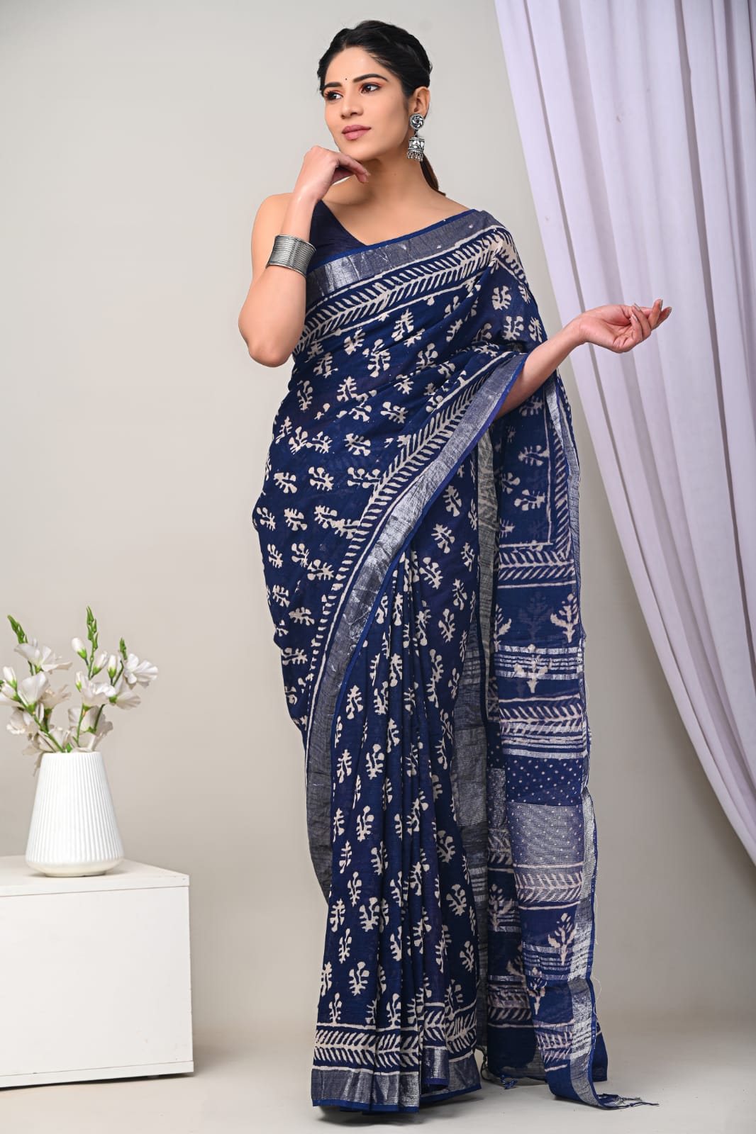 Effortless Elegance in Linen: Perfect Sarees for Every Event