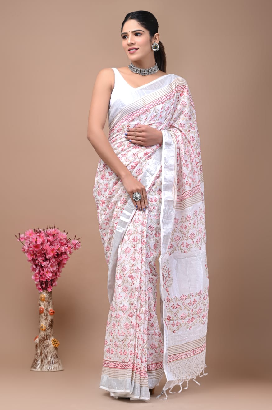 Linen Sarees: Redefining Elegance for All Occasions