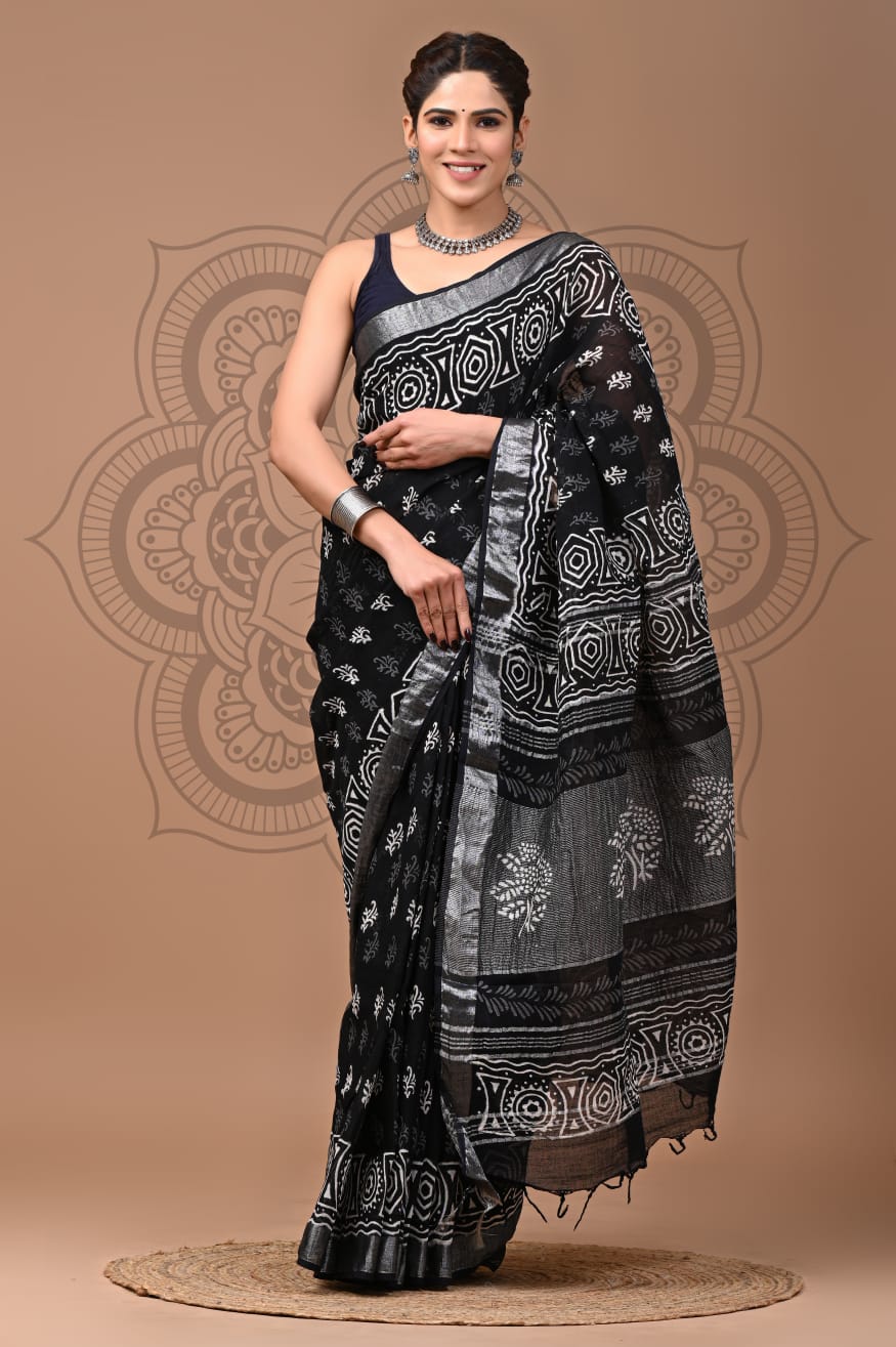 Subtle Sophistication: Linen Sarees for All Events