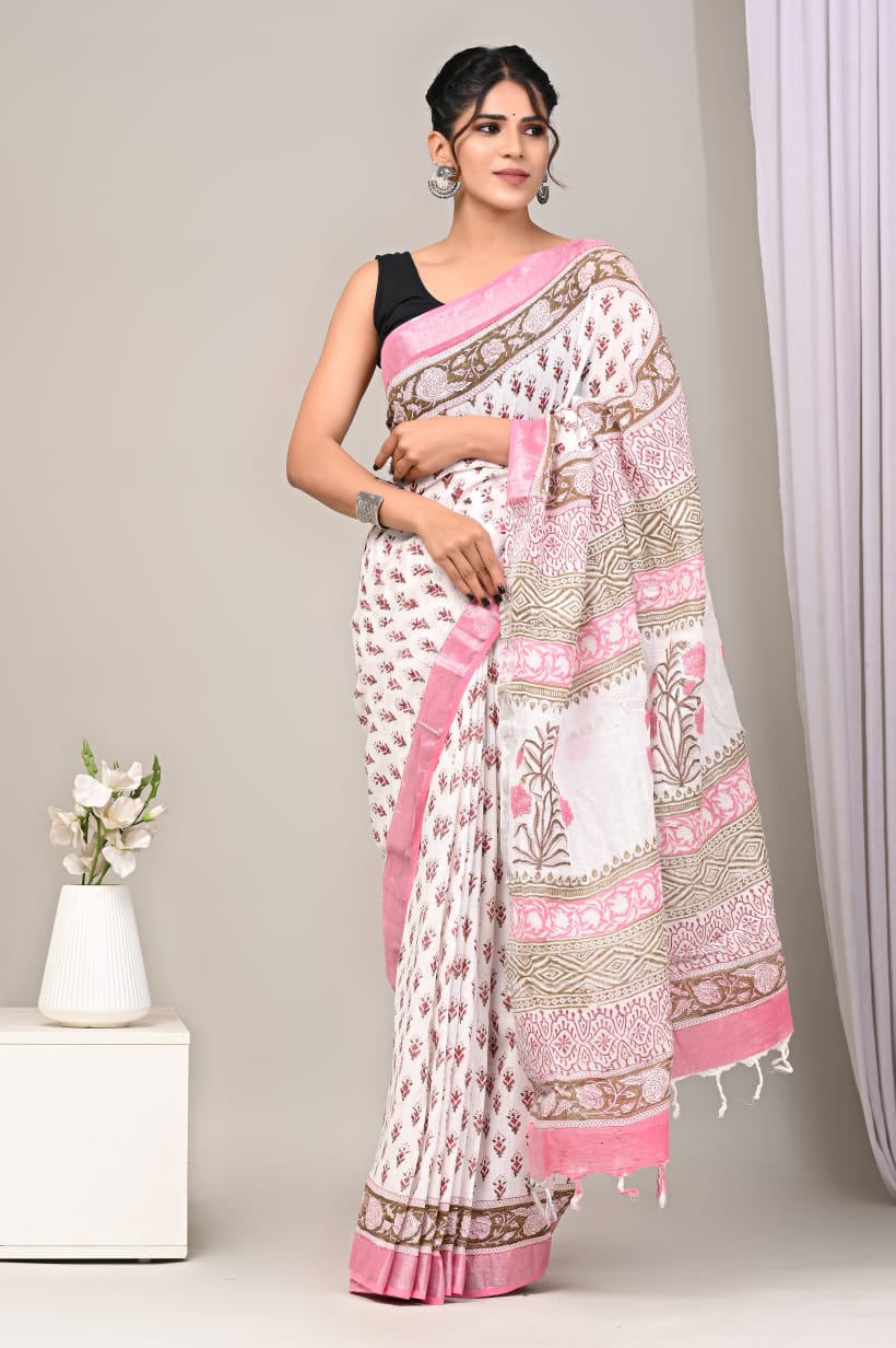 The Allure of Linen: Sarees for Every Moment