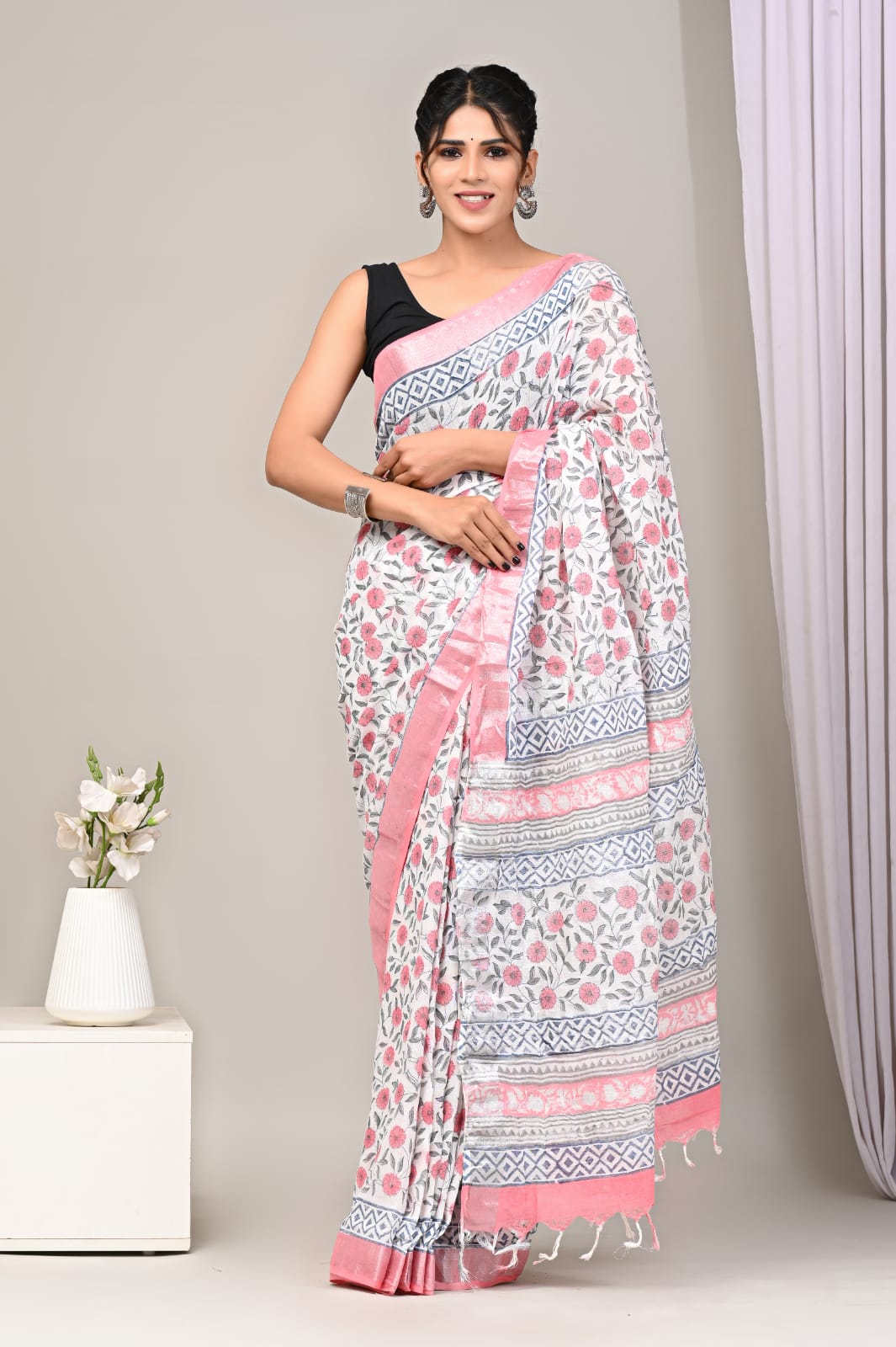 Pure Linen Magic: Perfect Sarees for Every Event