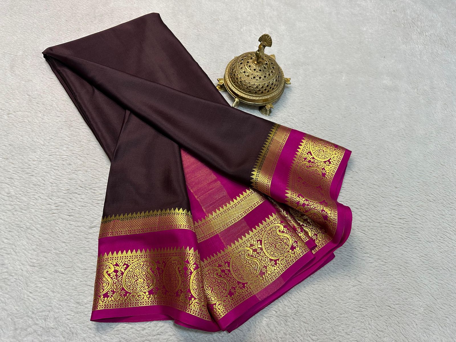 Silken Splendor: Majestic Mysore Silk Saree