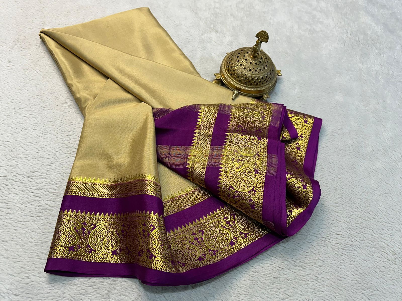 Silken Splendor: Majestic Mysore Silk Saree