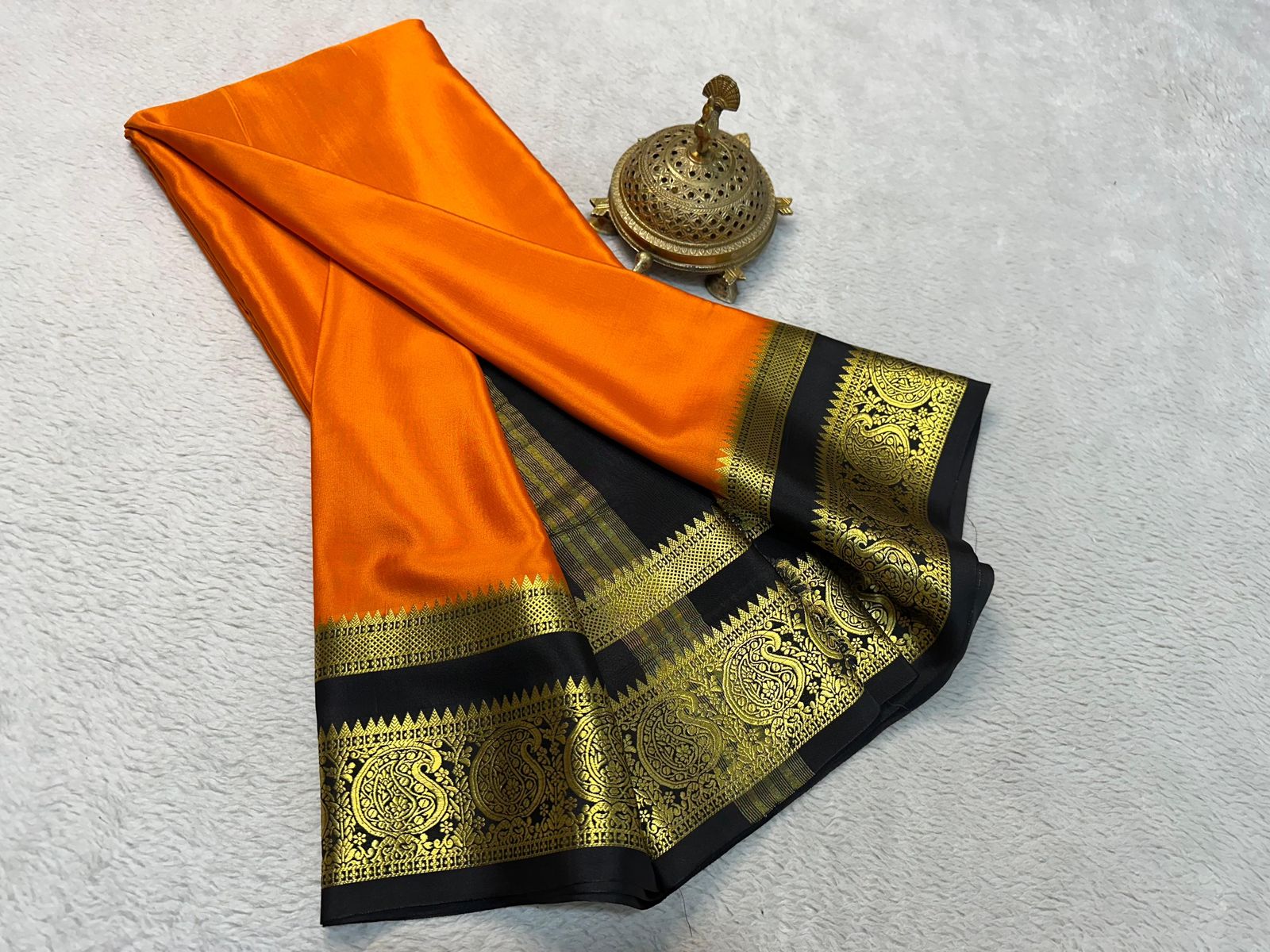 Silken Splendor: Majestic Mysore Silk Saree
