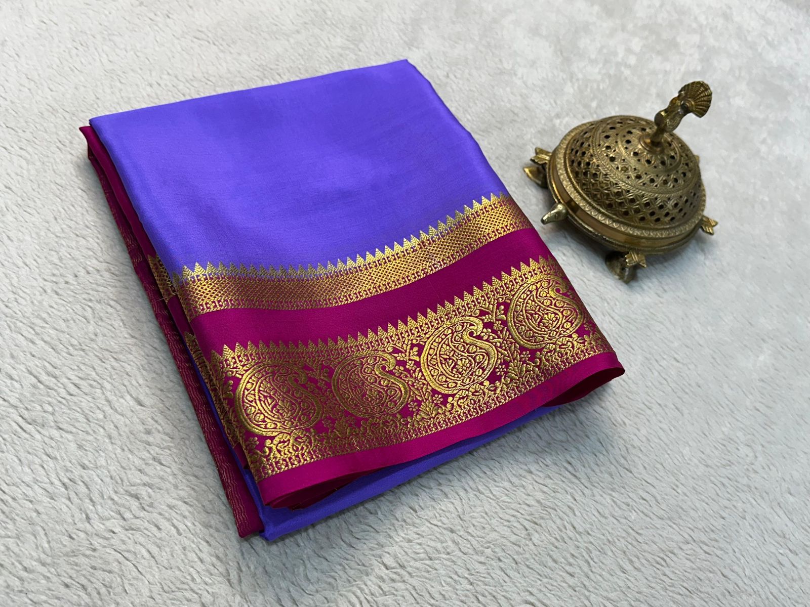 Silken Splendor: Majestic Mysore Silk Saree