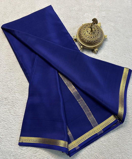 Elevate Your Look with Mysore Silk Crepe Sarees