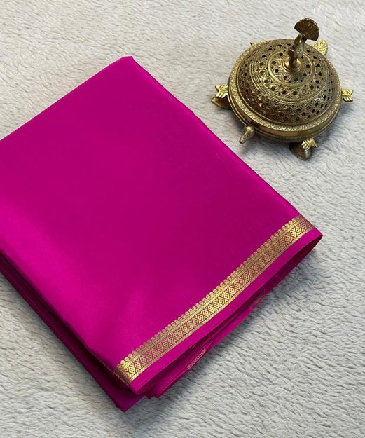 Mysore Silk Crepe Sarees: Perfect Blend of Style & Comfort