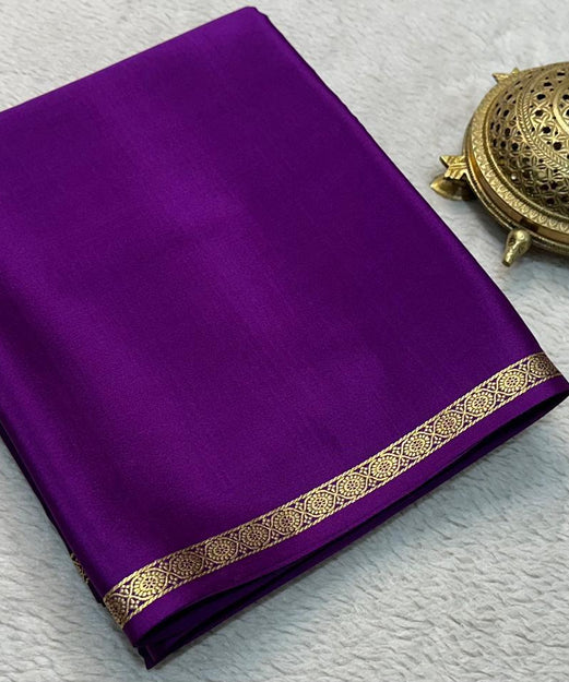 Mysore Silk Crepe Sarees: Effortless Elegance