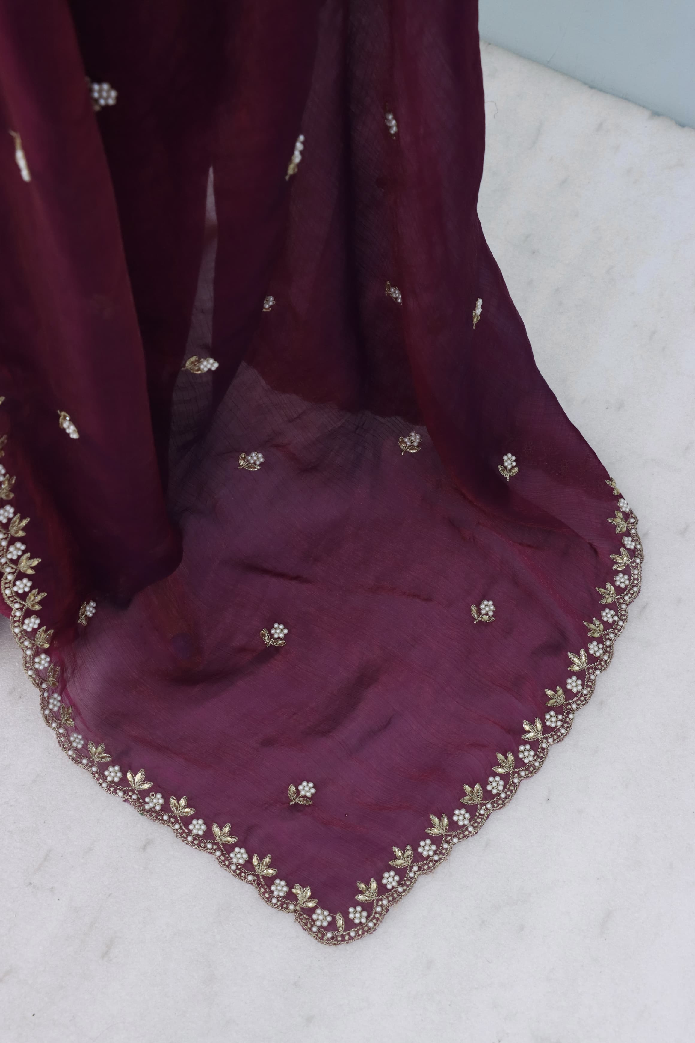 The Essence of Luxury: Space Silk Saree Crafted to Impress